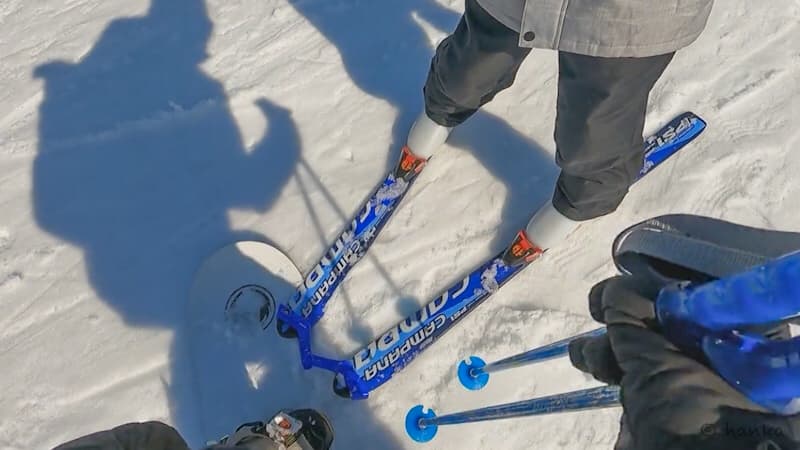 ボーゲンヘルパーを小学1年生の息子の初スキーで使ってみた話 | はんか
