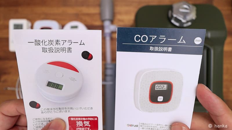 一酸化炭素チェッカー，日本語説明書